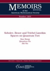 book Sobolev, Besov and Triebel-Lizorkin Spaces on Quantum Tori