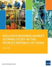 book Inclusive Business Market Scoping Study in the People's Republic of China