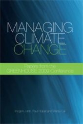 book Managing Climate Change : Papers from the Greenhouse 2009 Conference