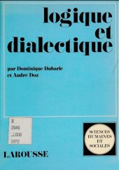 book Logique et dialectique