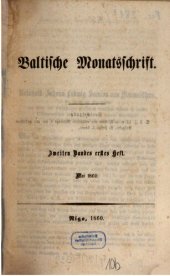 book Baltische Monatsschrift