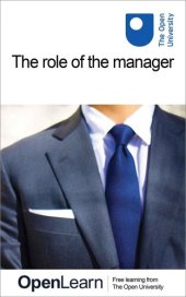 book The role of the manager