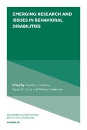 book Emerging Research and Issues in Behavioral Disabilities