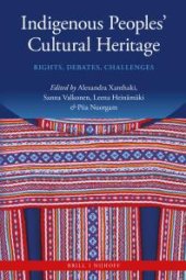 book Indigenous Peoples' Cultural Heritage : Rights, Debates, Challenges