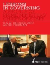 book Lessons in Governing : A Profile of Prime Ministers' Chiefs of Staff