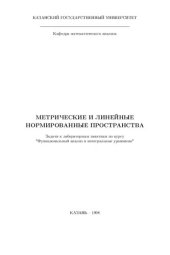 book Метрические и линейные нормированные пространства