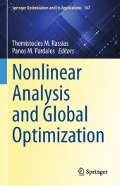 book Nonlinear Analysis and Global Optimization (Springer Optimization and Its Applications, 167)