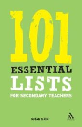 book 101 Essential Lists for Secondary Teachers