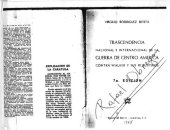 book Trascendencia nacional e internacional de la guerra de Centro América contra Walker y sus filibusteros