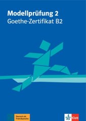 book Modellprüfung 2: Goethe-Zertifikat B2 (2019)