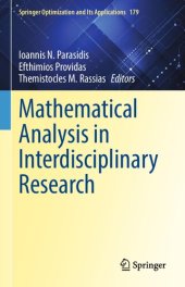 book Mathematical Analysis in Interdisciplinary Research (Springer Optimization and Its Applications, 179)