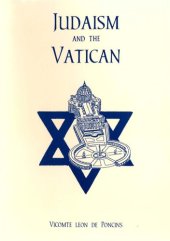 book Judaism and the Vatican: An Attempt at Spiritual Subversion