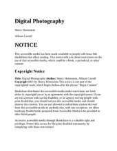 book Digital Photography: A Basic Manual