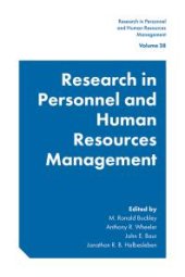 book Research in Personnel and Human Resources Management