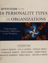 book Quick Guide to the 16 Personality Types in Organizations: Understanding Personality Differences in the Workplace