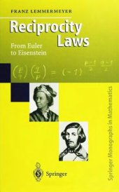 book Reciprocity laws: from Euler to Eisenstein