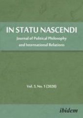 book In Statu Nascendi : Journal of Political Philosophy and International Relations    2020/1