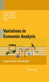 book Variations in Economic Analysis: Essays in Honor of Eli Schwartz