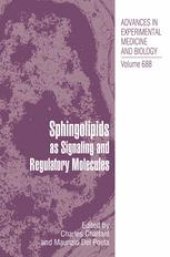 book Sphingolipids as Signaling and Regulatory Molecules