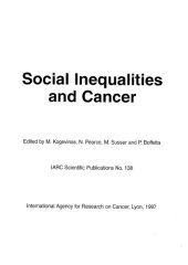 book Social Inequalities and Cancer 