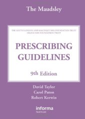 book The Maudsley Prescribing Guidelines