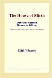 book The House of Mirth 