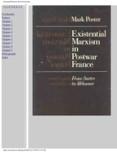 book Existential Marxism in postwar France: From Sartre to Althusser