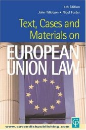 book Text, Cases and Materials on European Union Law