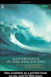 book Governance in the Asia-Pacific 