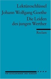 book Johann Wolfgang Goethe: Die Leiden des jungen Werther