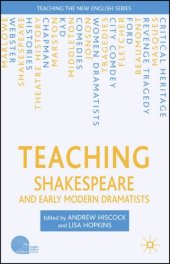 book Teaching Shakespeare and Early Modern Dramatists 