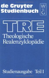 book TRE: Theologische Realenzyklopdie