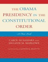 book The Obama Presidency in the Constitutional Order : A First Look