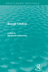 book Social Choice (Routledge Revivals)