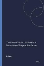 book The Private-Public Law Divide in International Dispute Resolution