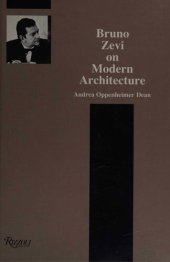 book Bruno Zevi On Modern Architecture