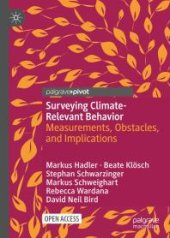 book Surveying Climate-Relevant Behavior : Measurements, Obstacles, and Implications