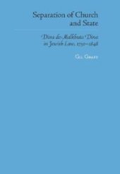 book Separation of Church and State : Dina de-Malkhuta Dina in Jewish Law