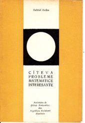 book Cîteva probleme matematice interesante