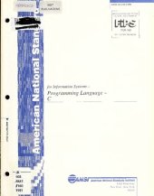 book ANSI X3.159-1989 - C89 - Information technology — Programming languages — C