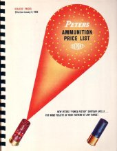 book Peters Dealers' Ammunition Prices - January 1966