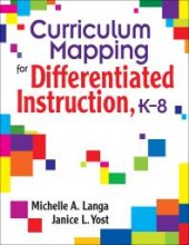 book Curriculum Mapping for Differentiated Instruction, K-8