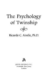 book The Psychology of Twinship