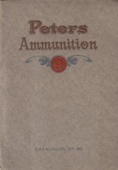 book Peters Ammunition Catalogue No.40