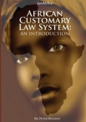 book African Customary Law: an Introduction