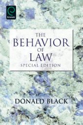 book The Behavior of Law - Special Edition