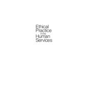 book Ethical Practice in the Human Services - From Knowing to Being