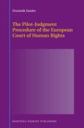 book The Pilot-Judgment Procedure of the European Court of Human Rights