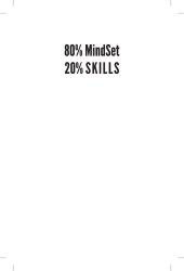 book 80% MindSet 20% Skills: Life Transformation in 9 Days!
