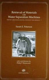 book Retrieval of Materials with Water Separation Machines (INSTAP Archaeological Excavation Manual)